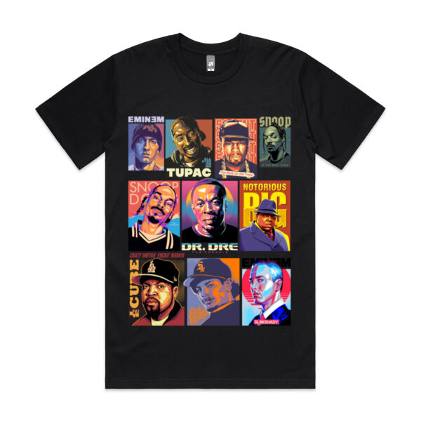 LEGEND HIP HOP MASH UP GRAPHIC TEE Thumbnail