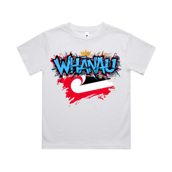 WHANAU GRAPHIC YOUTH TEE Blue Thumbnail
