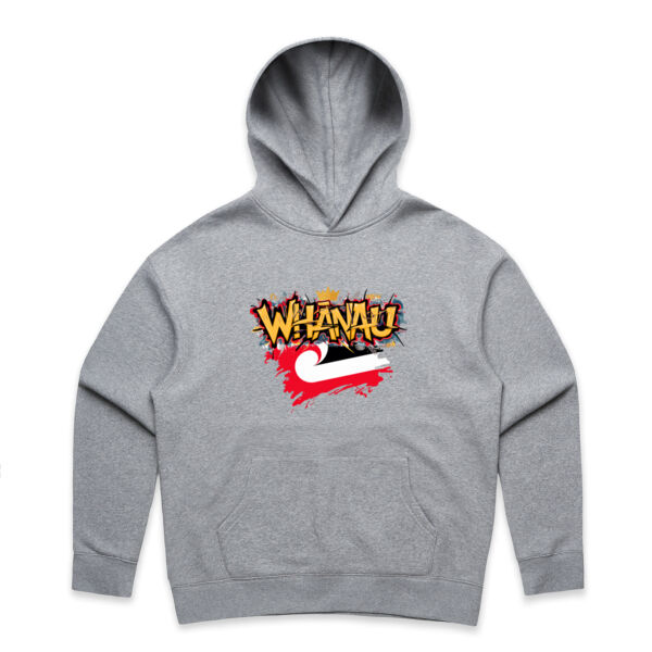 WHANAU GRAPHIC WOMENS HOODIE YELLOW Thumbnail