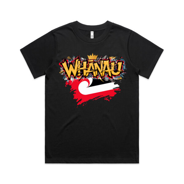 WHANAU GRAPHIC WOMENS TEE yellow Thumbnail