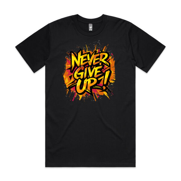 NEVER GIVE UP GRAPHIC TEE Thumbnail