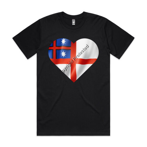 Tino heart print tee2 - AS Colour / CLASSIC TEE Thumbnail