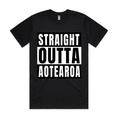 Straight Outta Aotearoa Tee - AS Colour / CLASSIC TEE Thumbnail