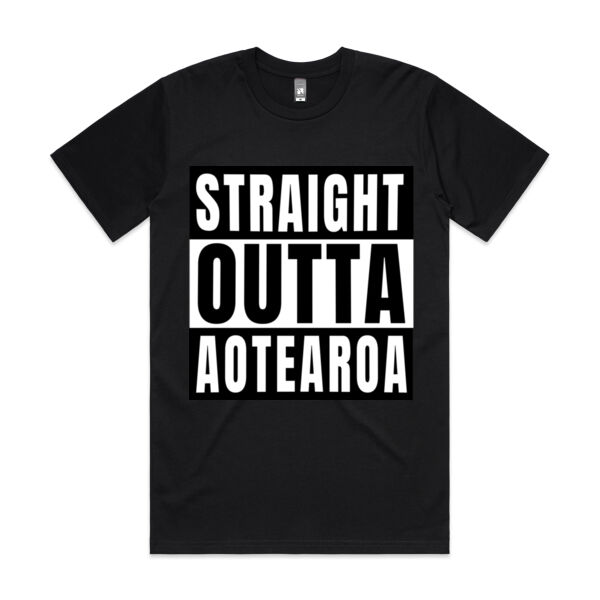 Straight Outta Aotearoa Tee - AS Colour / CLASSIC TEE Thumbnail