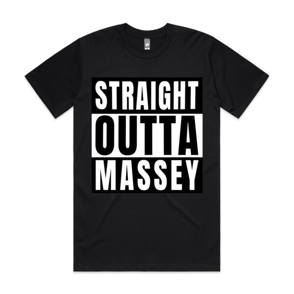Straight Outta Massey Tee - AS Colour / CLASSIC TEE Thumbnail