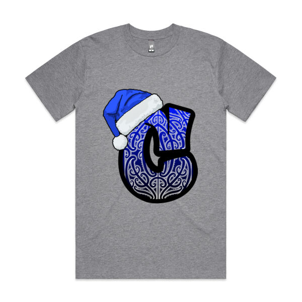 Single Letter Xmas Teez Blue C - AS Colour / CLASSIC TEE Thumbnail