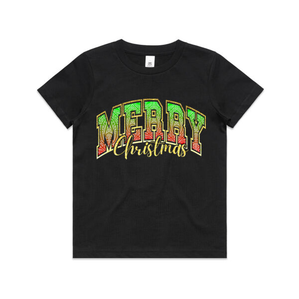 Merry Christmas Tee - AS Colour / YOUTH STAPLE TEE Thumbnail