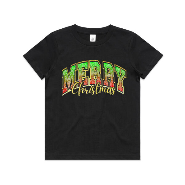 Merry Christmas Tee - AS Colour / KIDS STAPLE TEE Thumbnail