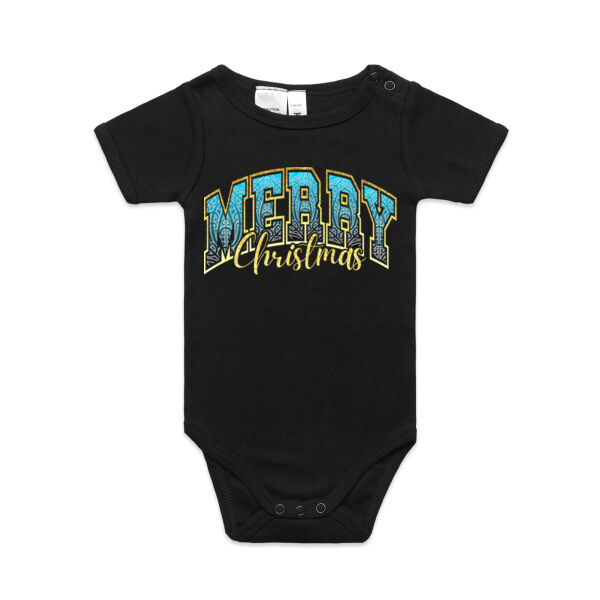 Merry Christmas Tee 2 - AS Colour / ORGANIC MINI-ME ONE-PIECE Thumbnail
