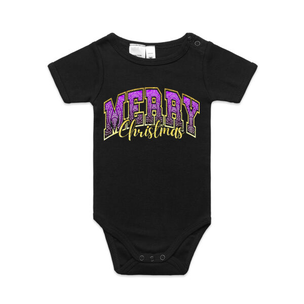 Merry Christmas Tee 3 - AS Colour / ORGANIC MINI-ME ONE-PIECE Thumbnail