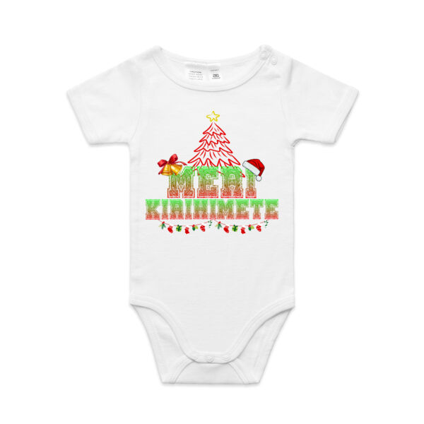 Meri Kirihimete Tz - AS Colour / ORGANIC MINI-ME ONE-PIECE Thumbnail