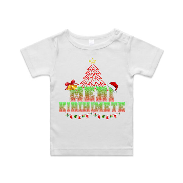 Meri Kirihimete Tz - AS Colour / ORGANIC INFANT WEE TEE  Thumbnail