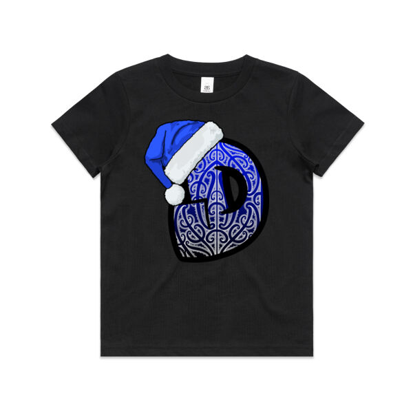 Single Letter Xmas Teez Blue D - AS Colour / YOUTH STAPLE TEE Thumbnail