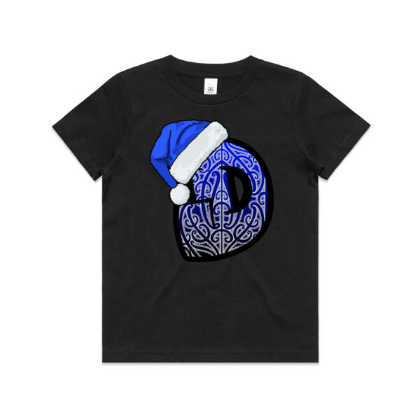 Single Letter Xmas Teez Blue D - AS Colour / KIDS STAPLE TEE Thumbnail