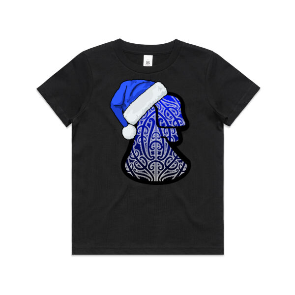 Single Letter Xmas Teez Blue F - AS Colour / YOUTH STAPLE TEE Thumbnail