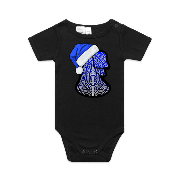 Single Letter Xmas Teez Blue F - AS Colour / ORGANIC MINI-ME ONE-PIECE Thumbnail