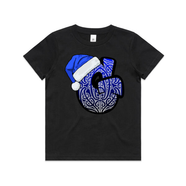 Single Letter Xmas Teez Blue G - AS Colour / KIDS STAPLE TEE Thumbnail