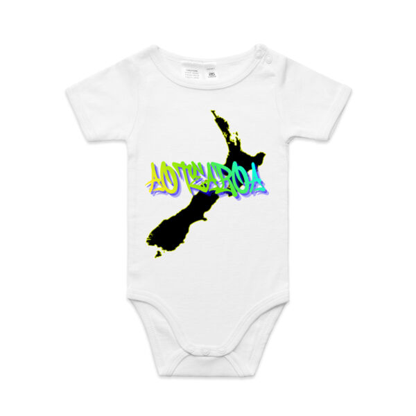 Aotearoa Gradient Tee - AS Colour / ORGANIC MINI-ME ONE-PIECE Thumbnail