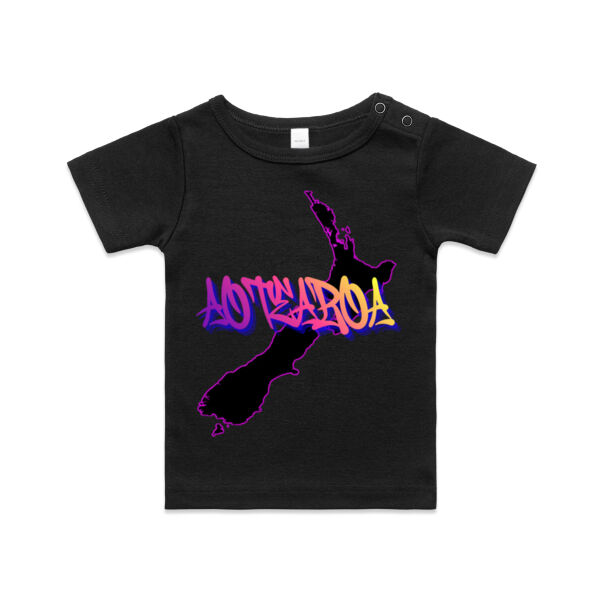 Aotearoa Gradient Tee2 - AS Colour / ORGANIC INFANT WEE TEE  Thumbnail