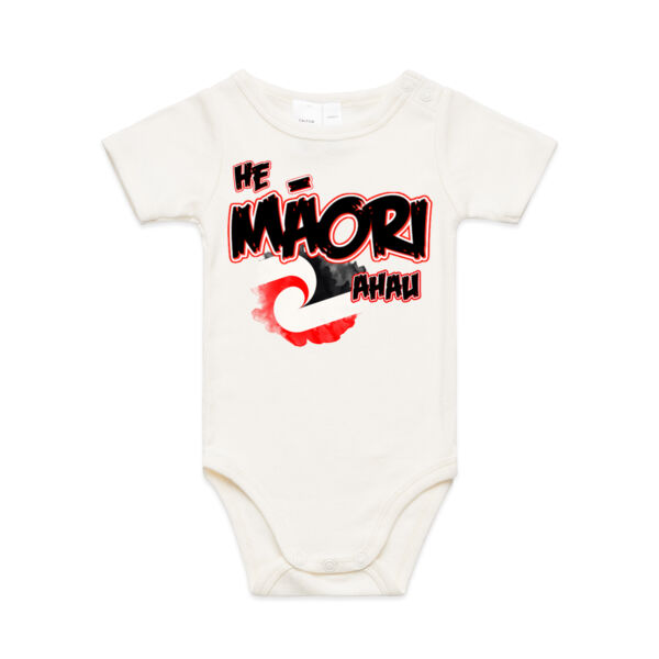 He Maori ahau Tee Red - AS Colour / ORGANIC MINI-ME ONE-PIECE Thumbnail