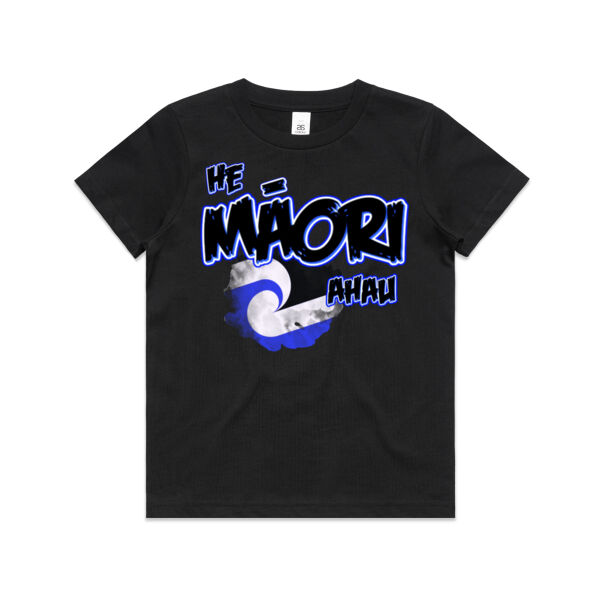 He Maori ahau Tee Blue - AS Colour / KIDS STAPLE TEE Thumbnail
