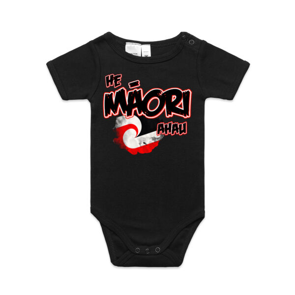 He Maori ahau Tee Red - AS Colour / ORGANIC MINI-ME ONE-PIECE Thumbnail