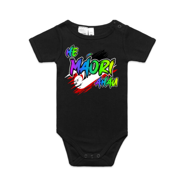 He Maori ahau gradient Tee - AS Colour / ORGANIC MINI-ME ONE-PIECE Thumbnail