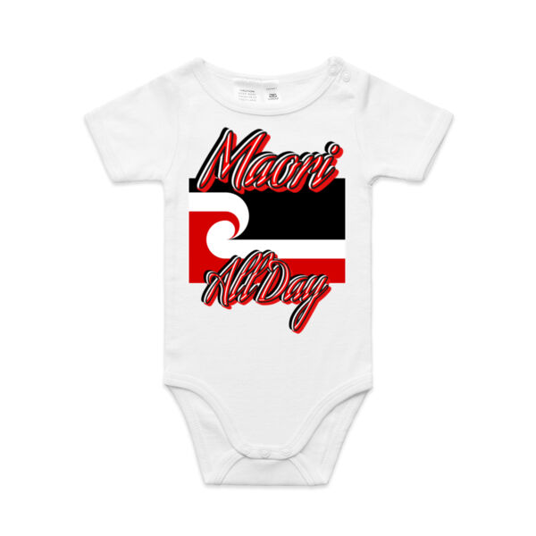 Maori Allday red Tee - AS Colour / ORGANIC MINI-ME ONE-PIECE Thumbnail