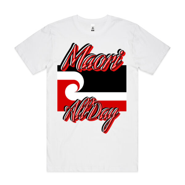 Maori Allday red Tee - AS Colour / BLOCK TEE Thumbnail