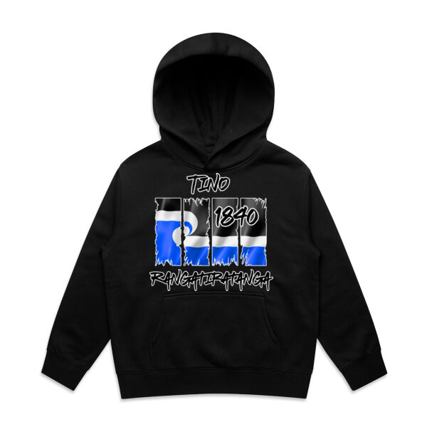Tino Rangatiratanga Split Hoodie blue Thumbnail