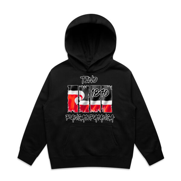 Tino Rangatiratanga Split Hoodie red Thumbnail