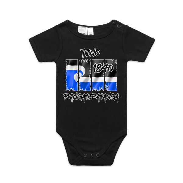 Tino Rangatiratanga Split Tee blue Thumbnail