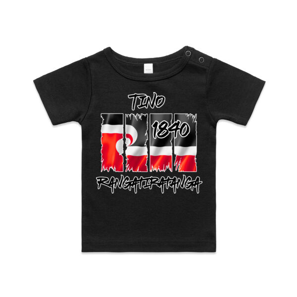 Tino Rangatiratanga Split Tee red Thumbnail
