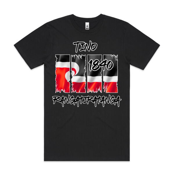 Tino Rangatiratanga Split Tee red Thumbnail