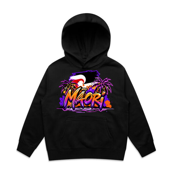 MAORI PALM TREE SUNSET GRAPHIC TEE Thumbnail