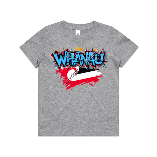 WHANAU GRAPHIC TEE BLUE Thumbnail