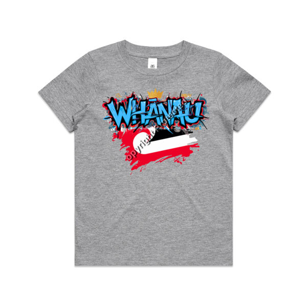 WHANAU GRAPHIC TEE BLUE Thumbnail
