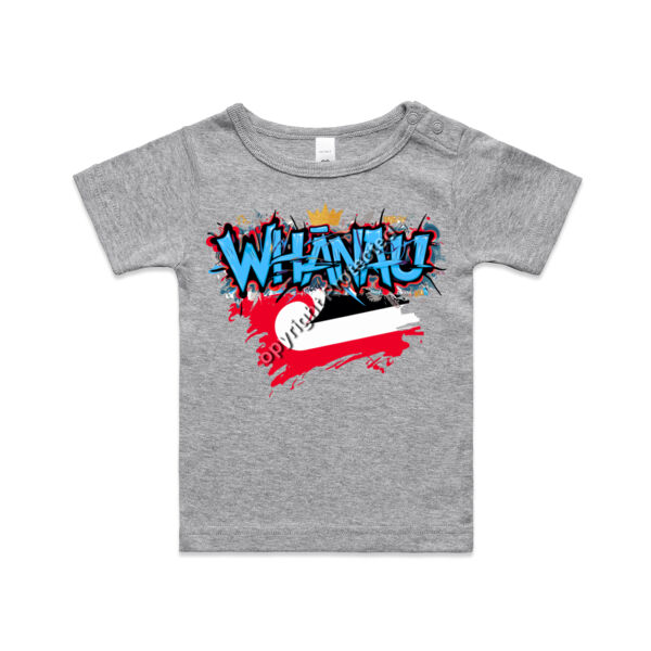 WHANAU GRAPHIC TEE BLUE Thumbnail