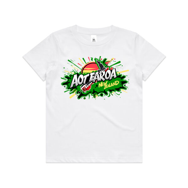 AOTEAROA GRAPHIC TEE GREEN Thumbnail