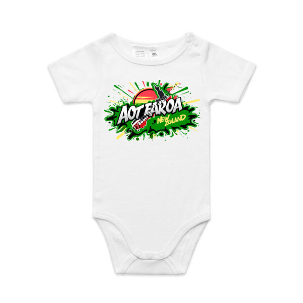 AOTEAROA GRAPHIC TEE GREEN Thumbnail