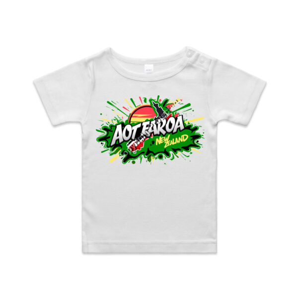 AOTEAROA GRAPHIC TEE GREEN Thumbnail