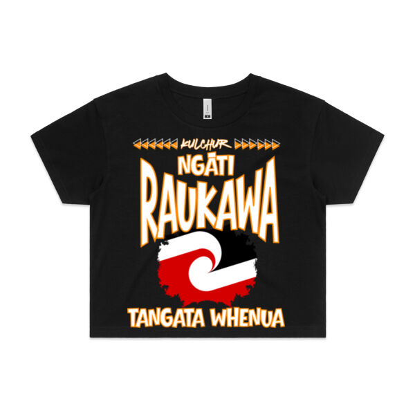 Ngaati Raukawa - AS Colour / Wo's CROP TEE Thumbnail