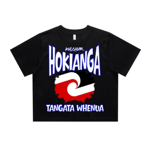 Hokianga Tee blue - AS Colour / Wo's Classic Crop Tee Thumbnail