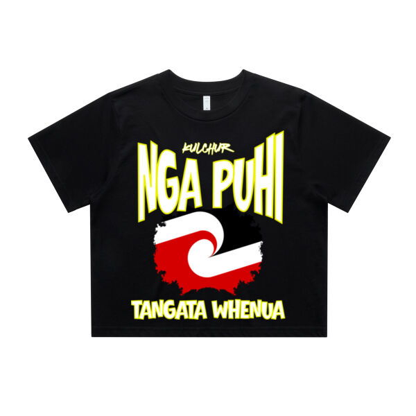 Nga Puhi Tee - AS Colour / Wo's Classic Crop Tee Thumbnail