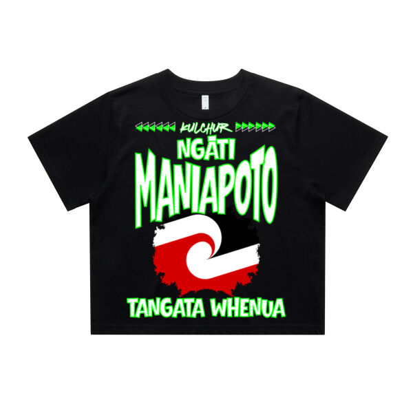 Ngaati Maniapoto Tee - AS Colour / Wo's Classic Crop Tee Thumbnail