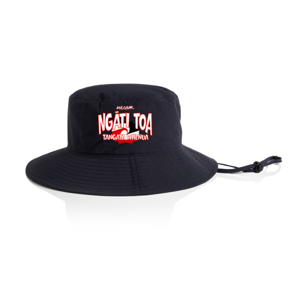 Ngaati Toa  - ascolour/NYLON WIDE BRIM BUCKET HAT Thumbnail