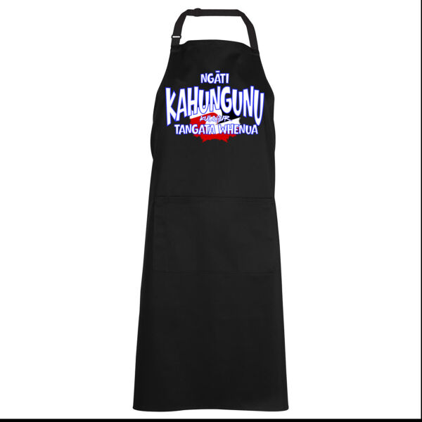 Nggati Kahungunu - APRON WITH POCKET AND BIB Thumbnail