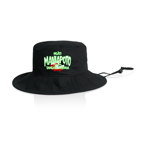 Ngaati Maniapoto - AS COLOUR /WIDE BRIM BUCKET HAT Thumbnail