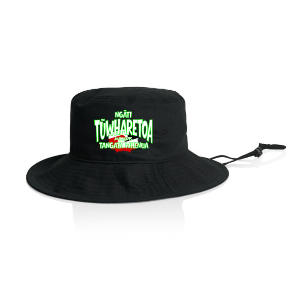 Ngaati Tuuwharetoa - AS COLOUR /WIDE BRIM BUCKET HAT Thumbnail