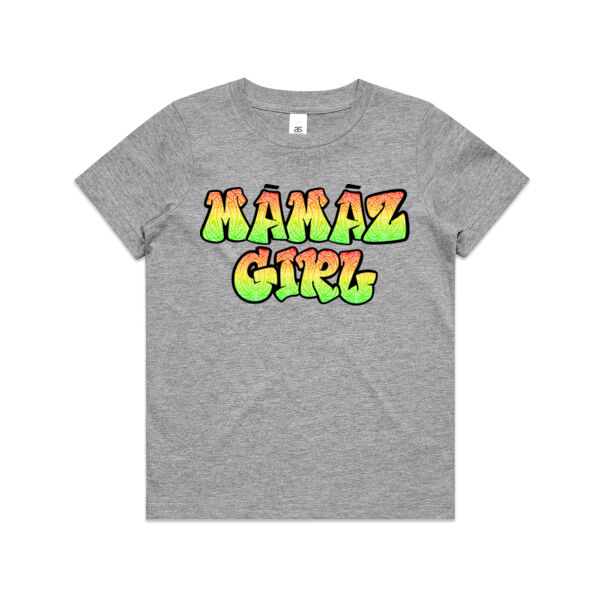Mamaz Girl Graphic - AS Colour / KIDS STAPLE TEE Thumbnail